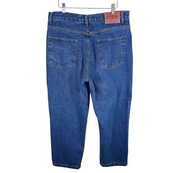 Moose Creek 100% Cotton Medium Wash Plaid Flannel Lined Jeans Men's Size 36 x 30 - Picture 2 of 8